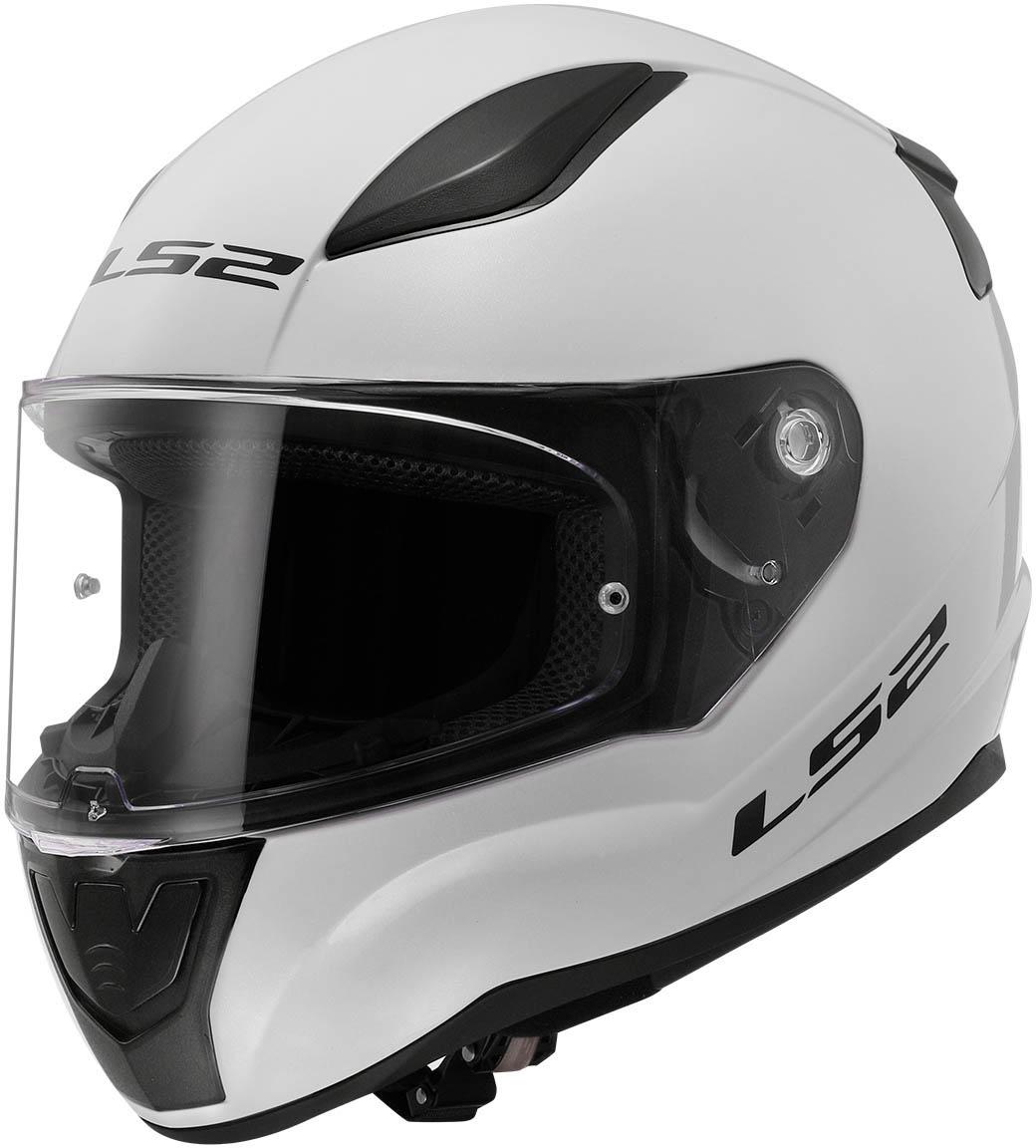 LS2 FF353 Rapid II Road Touring Helmet Solid White Halfords UK