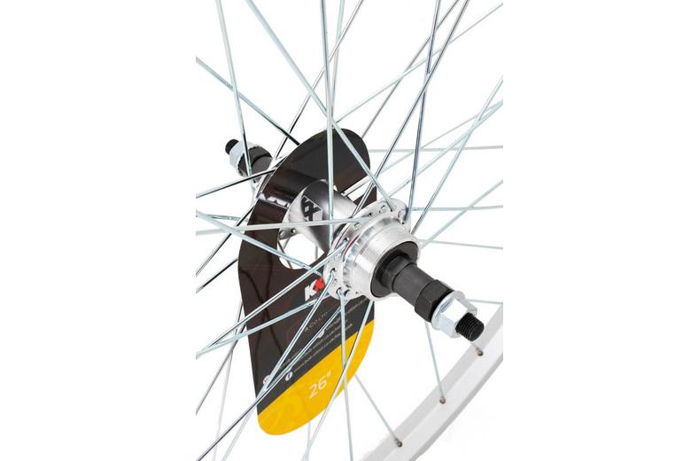 KX 26" Rim Brake Rear Wheel, Screw On, Nutted Axle KX 26" Rim Brake Rear Wheel, Screw On, Nutted Axle