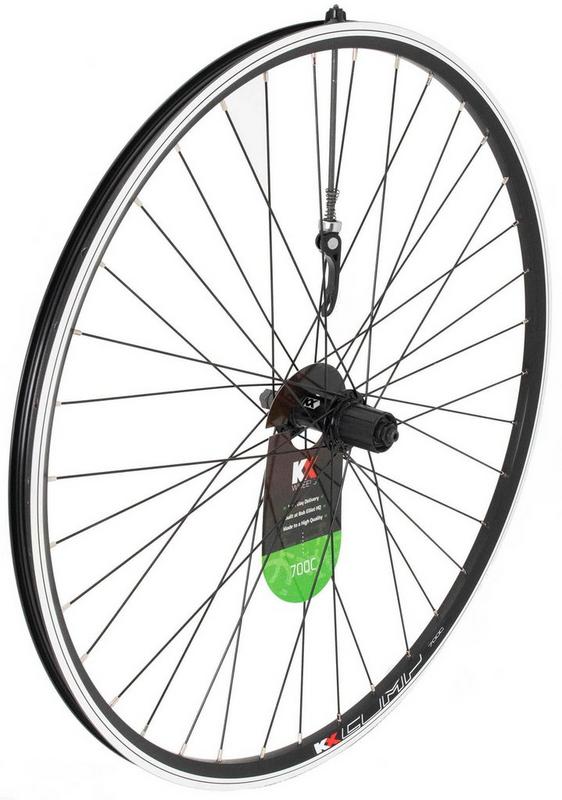 Halfords KX Kx 700C Rim Brake Rear Wheel, 8-10 Speed, Quick Release Axle | Extra 8% off for BC Members