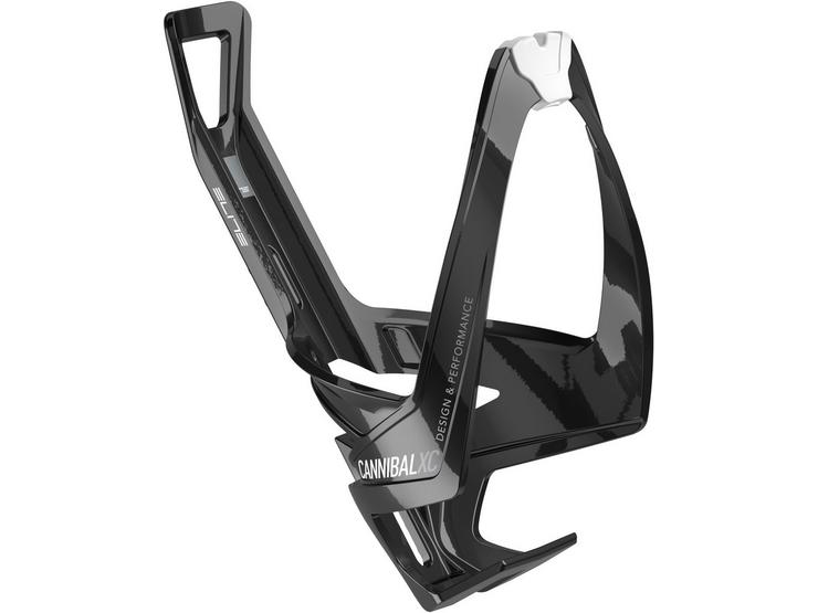 Cannibal XC bottle cage gloss black / white