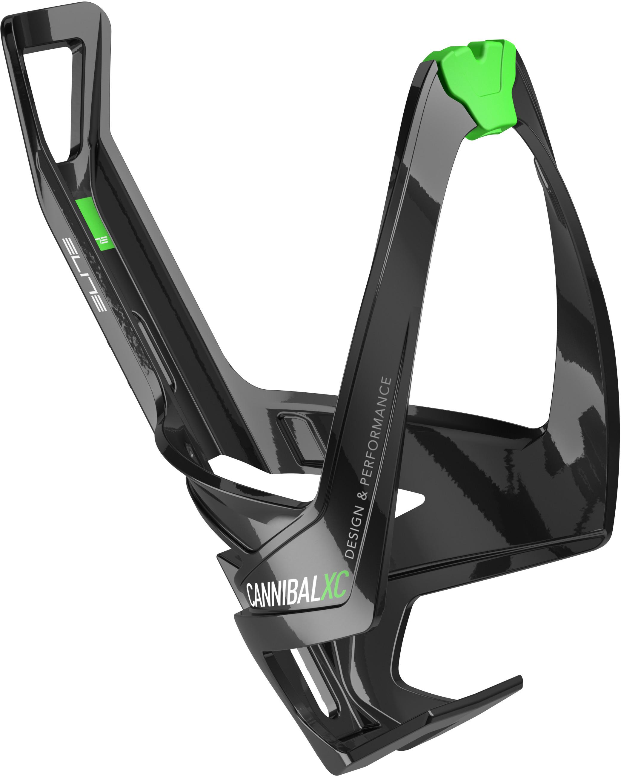 Cannibal Xc Bottle Cage Gloss Black / Green