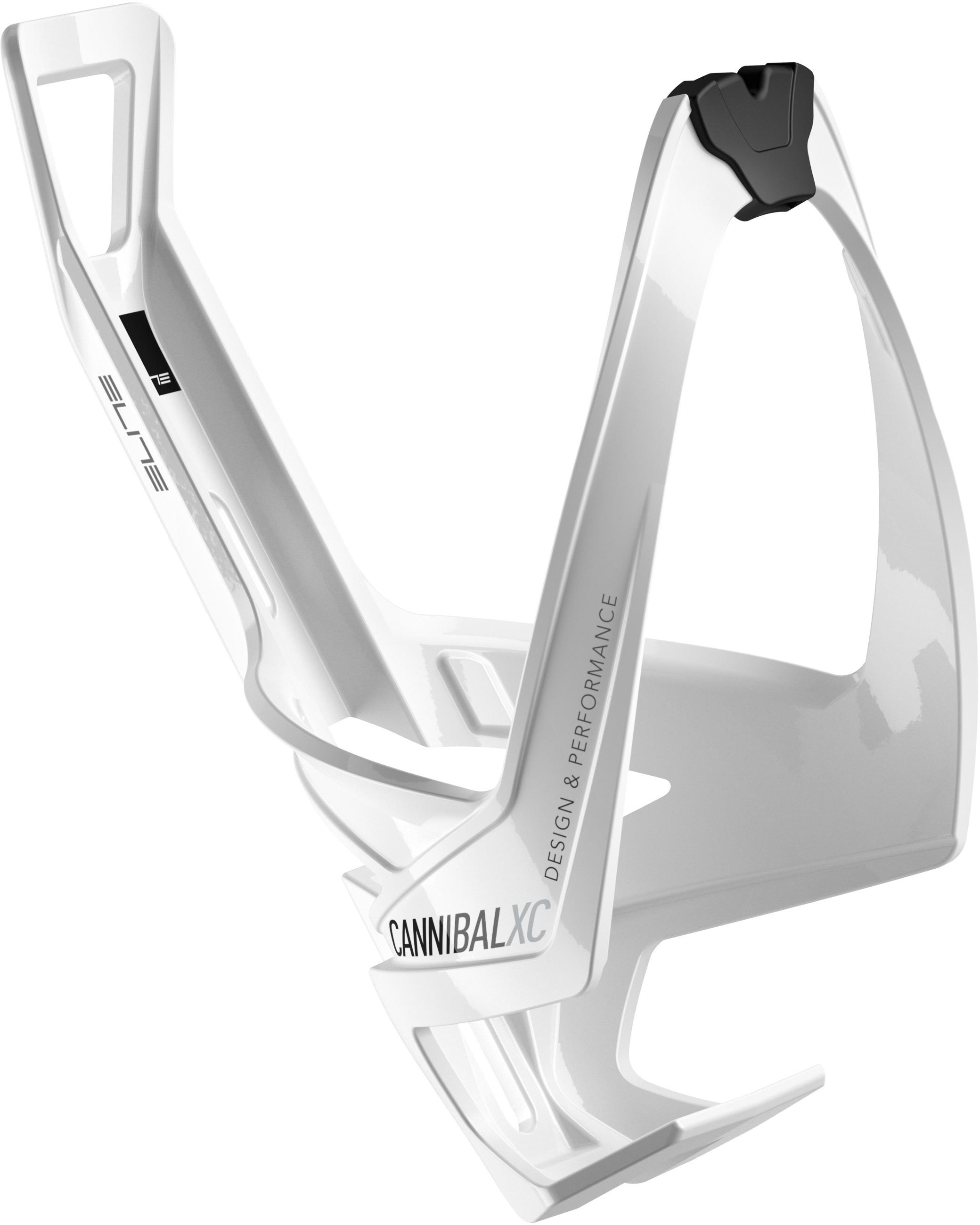 Cannibal Xc Bottle Cage Gloss White / Black