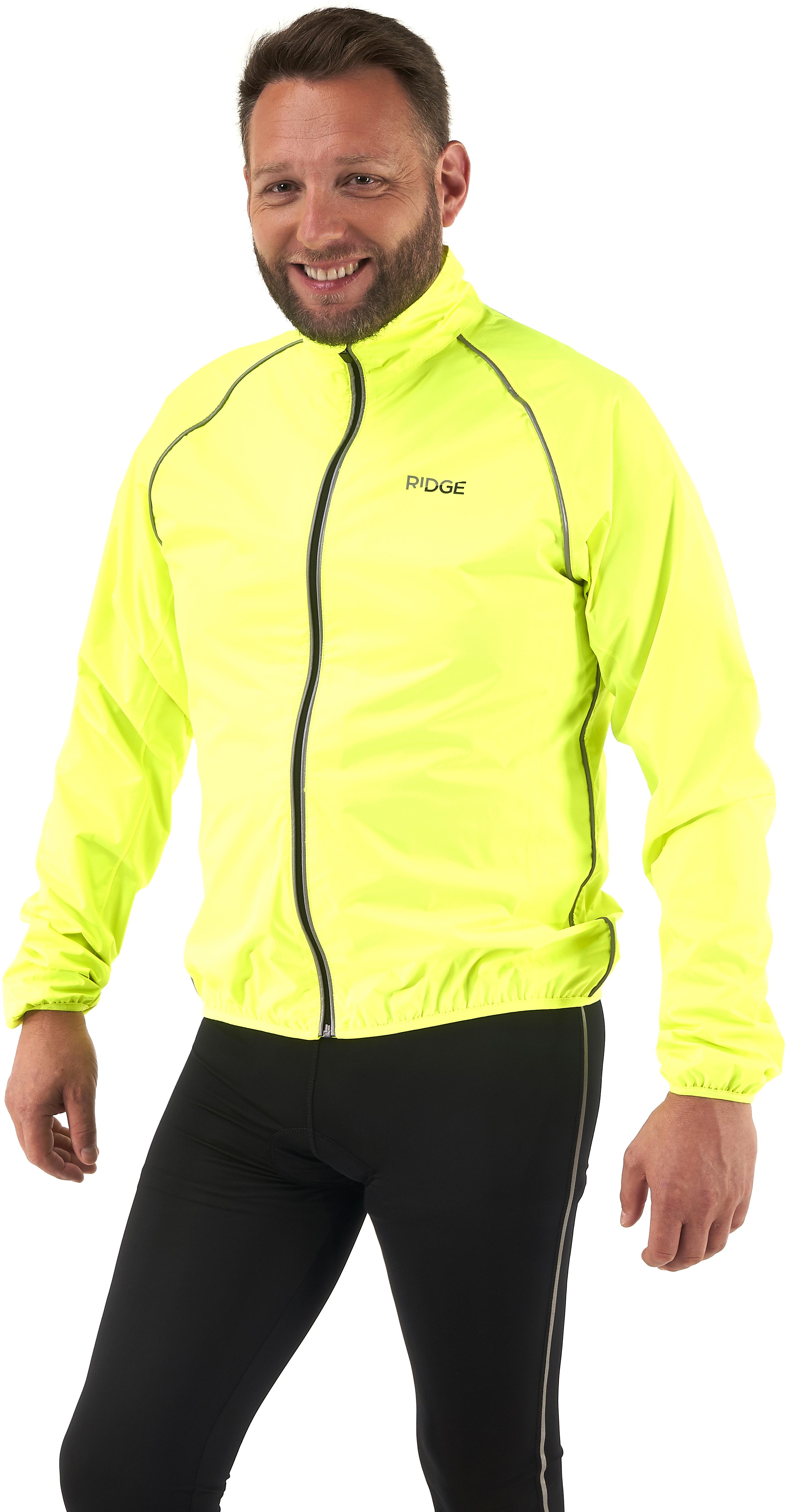Ridge Unisex Fluoro Jacket - Yellow - Small