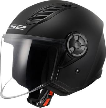 LS2 OF616 Airflow II Urban Downtown Helmet - Matt Black | Halfords UK