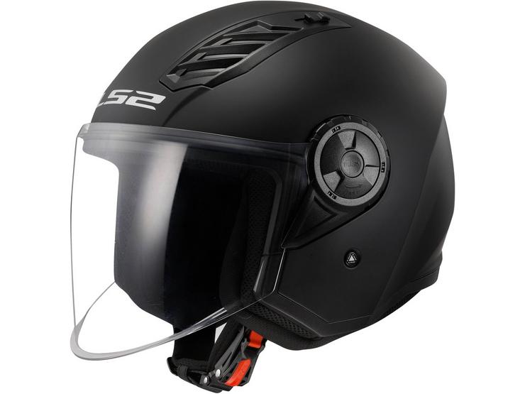 LS2 OF616 Airflow II Urban Downtown Helmet - Matt Black
