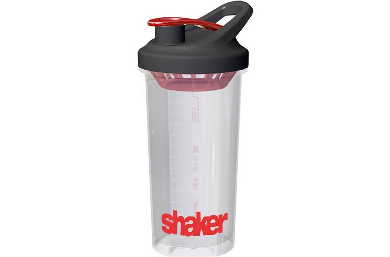 Shaker Bottle clear red 700 ml Shaker Bottle clear red 700 ml