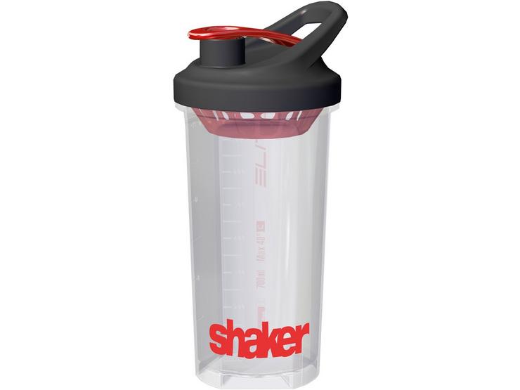 Shaker Bottle clear red 700 ml