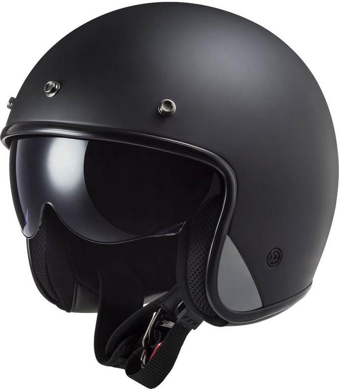 LS2 OF601 II Bob Urban Unlimited Helmet Matt Black XXL Halfords UK