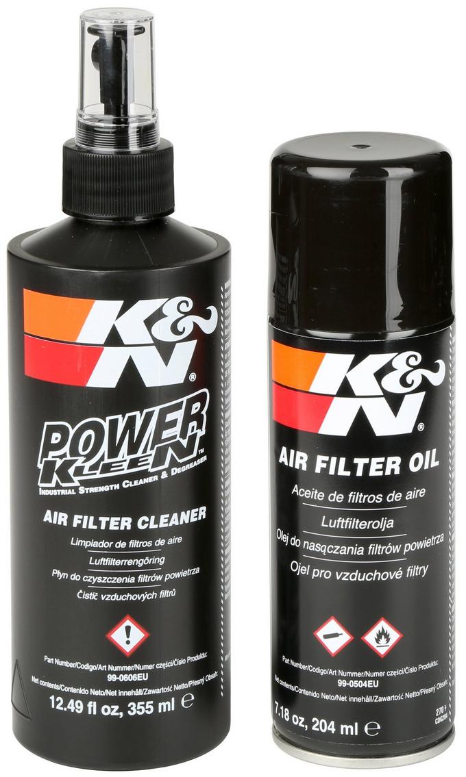 K&N Recharger Kit 99-5000. Limpiador y Aceite Spray