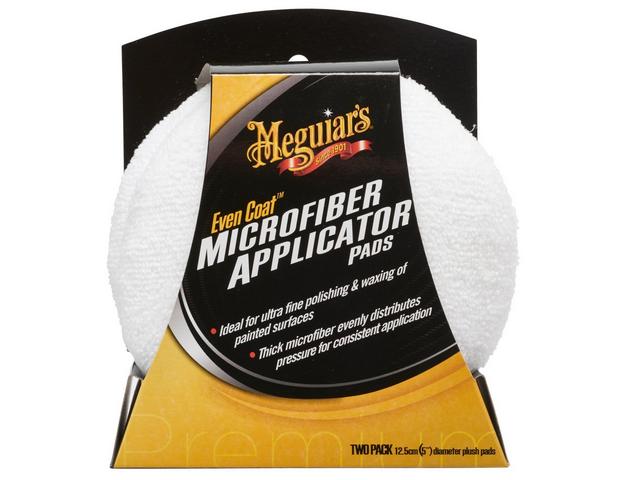 Two 5 Pads Mothers 156501 Yellow Microfiber Ultra-Soft Applicator Pad 