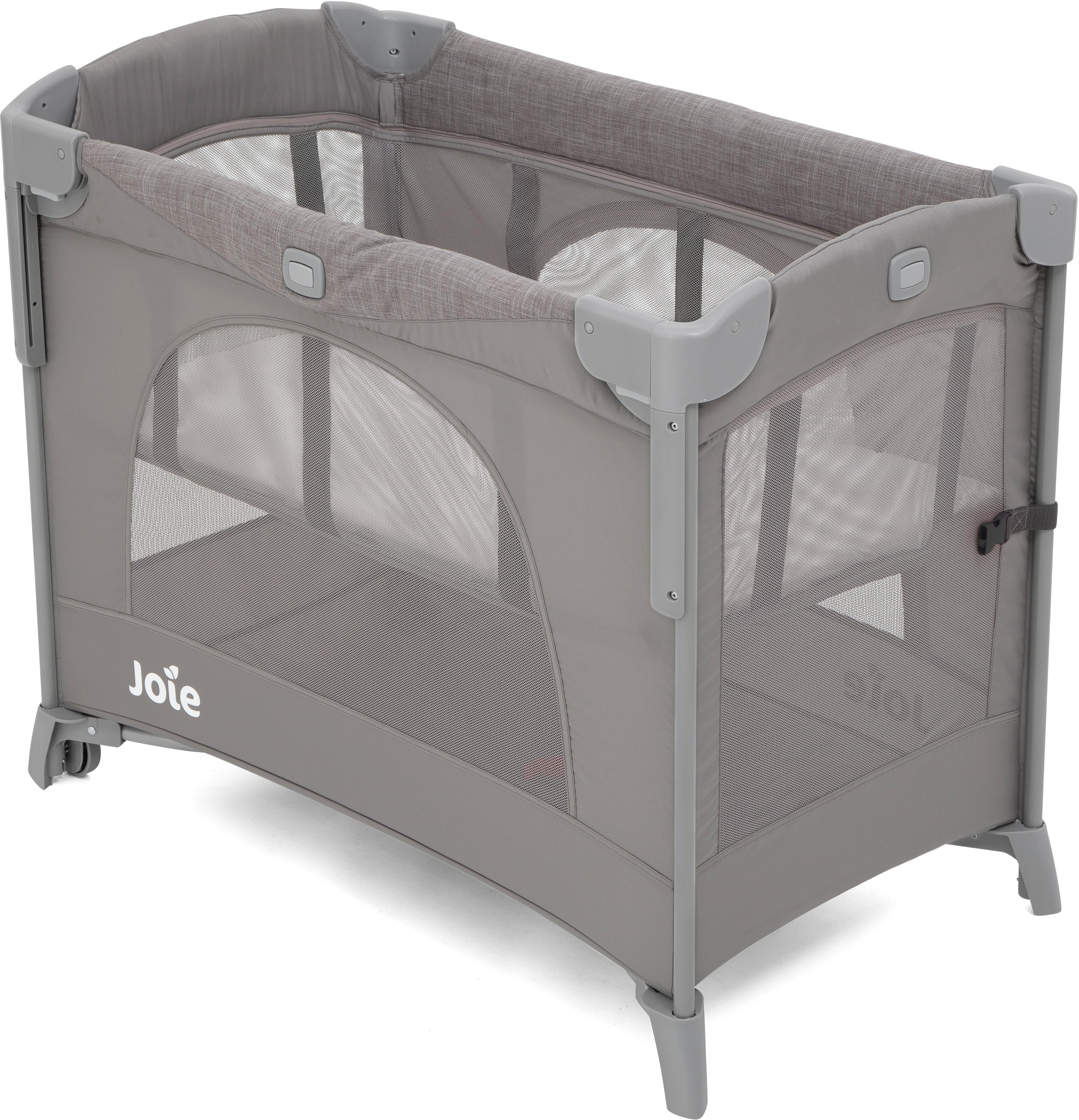 Joie Kubbie Sleep Travel Cot - Foggy Grey 248142