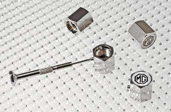 Richbrook Anti-Theft Valve Caps MG Logo