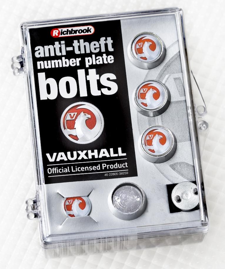 Richbrook Vauxhall Anti-Theft Number Plate Bolts