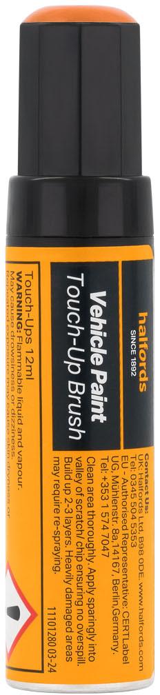 Halfords S5-040T Orange Touch Up Brush 12ml