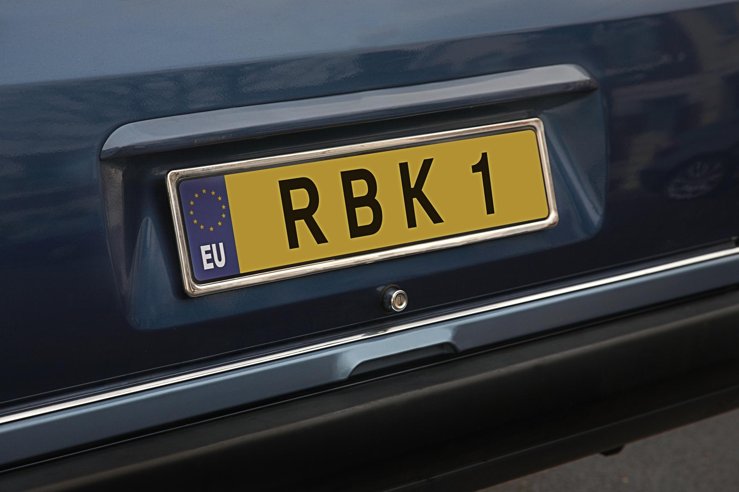 Richbrook Stainless Number Plate Surround