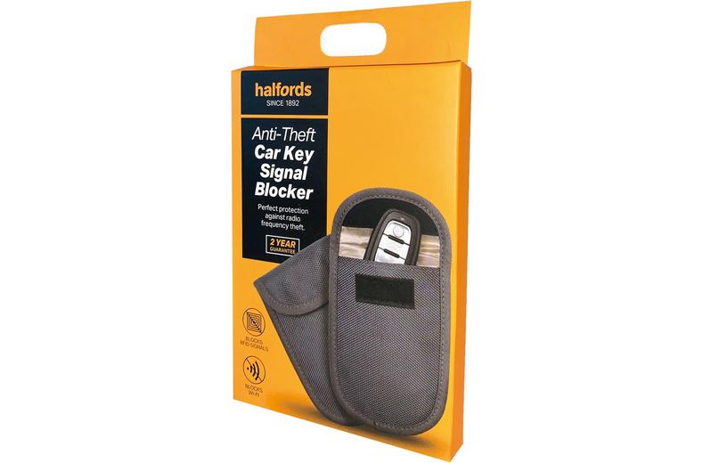 Halfords Anti-Theft Car Key Signal Blocker - Grey Halfords Anti-Theft Car Key Signal Blocker - Grey