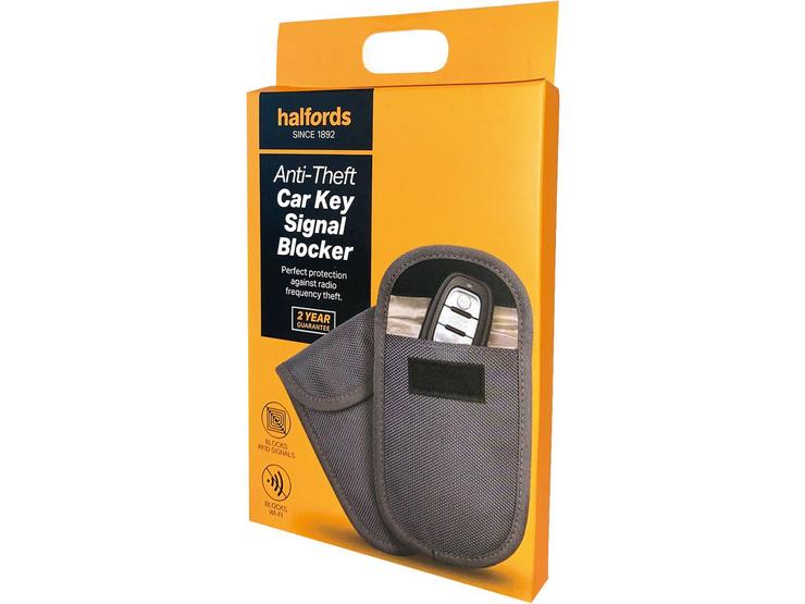 Halfords Anti-Theft Car Key Signal Blocker - Grey