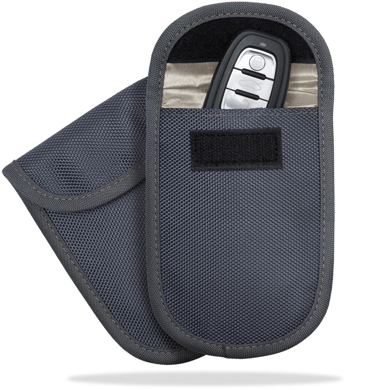 Halfords Anti-Theft Car Key Signal Blocker - Grey