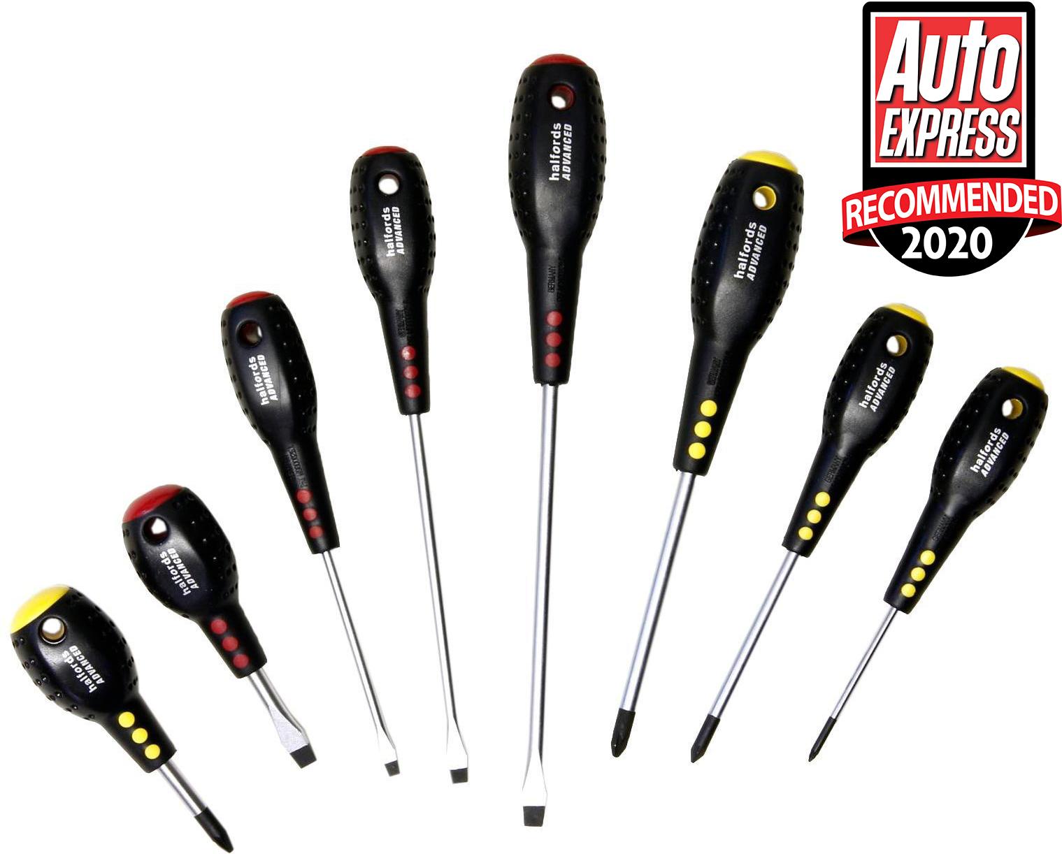 Halfords Advanced 8 Piece Screwdriver Set