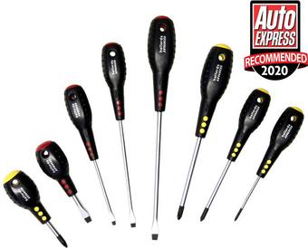 7 PCS Right Angle Screwdriver, Ph3/Ph2/Ph1/Ph0/T25/T20/T15 Offset  Screwdriver Set, Flat Head 90 Degree Screw Driver, Angled Phillips Head  Screwdriver