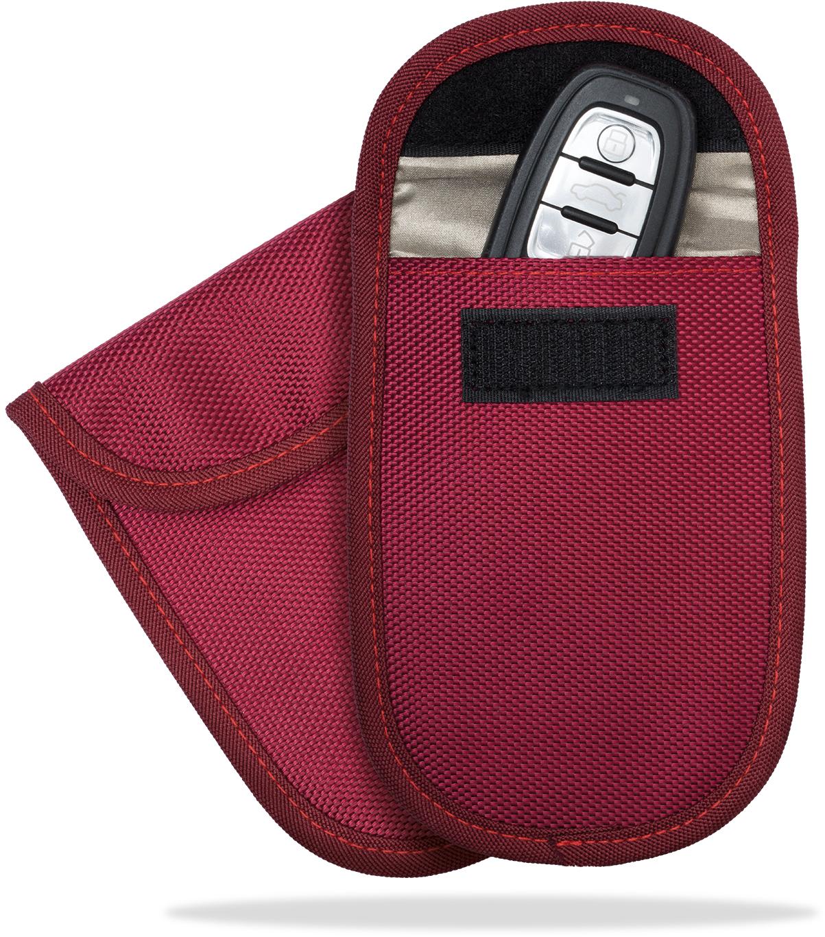 Halfords Anti-Theft Car Key Signal Blocker - Red