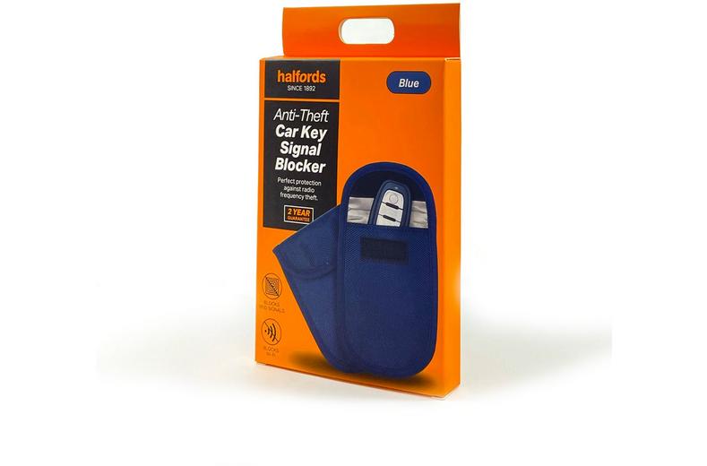 Halfords Anti-Theft Car Key Signal Blocker - Blue Halfords Anti-Theft Car Key Signal Blocker - Blue