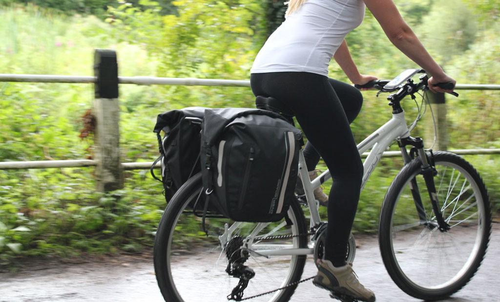 OverBoard Classic Waterproof Bike Pannier 17 Litres - Black