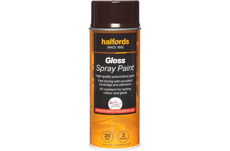 Halfords S4-020 Brown Gloss Car Spray Paint - 400ml Halfords S4-020 Brown Gloss Car Spray Paint - 400ml