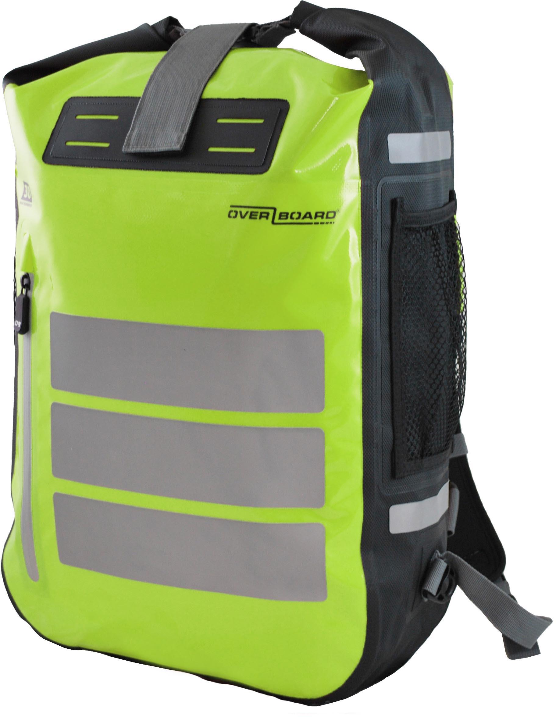Halfords OverBoard Pro-Vis Backpack 30 Litres - Yellow | Pricematch, Extra 8% off for BC Members, Free Bike Health Check, Cycle2Work Scheme & 0% APR Finance.