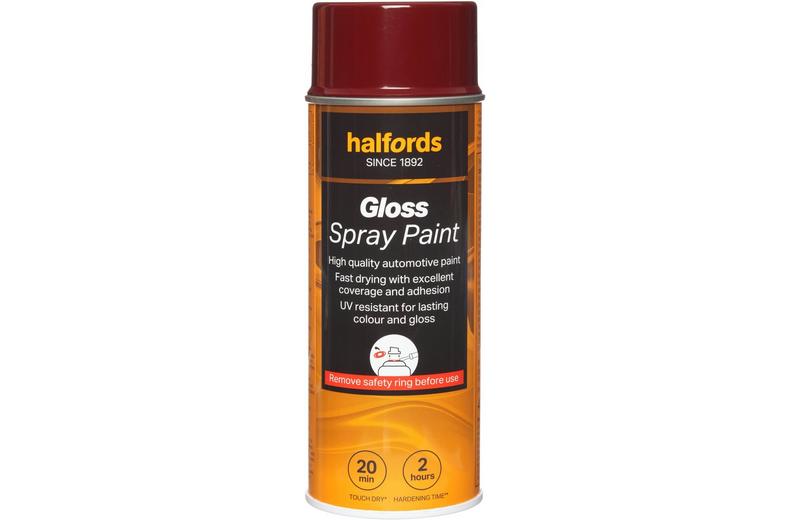 Halfords S4-270 Red Gloss Car Spray Paint - 400ml Halfords S4-270 Red Gloss Car Spray Paint - 400ml