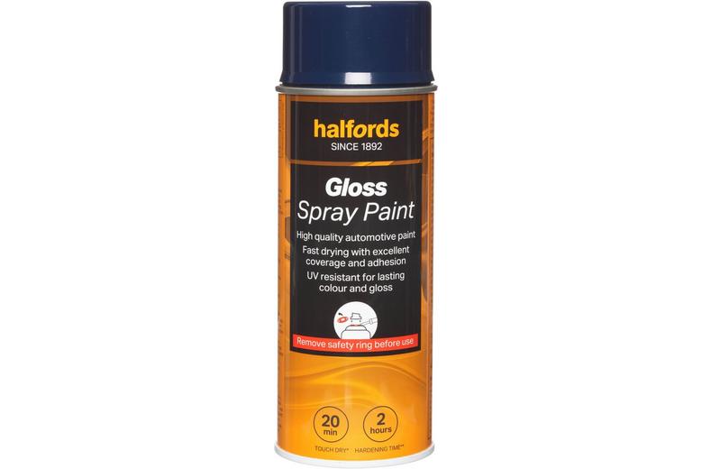 Halfords S3-140 Blue Gloss Car Spray Paint - 400ml Halfords S3-140 Blue Gloss Car Spray Paint - 400ml