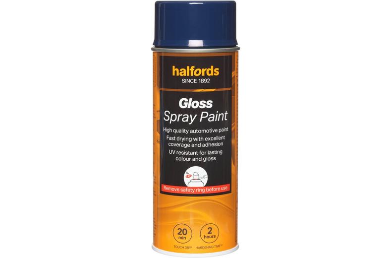 Halfords S3-150 Blue Gloss Car Spray Paint - 400ml Halfords S3-150 Blue Gloss Car Spray Paint - 400ml