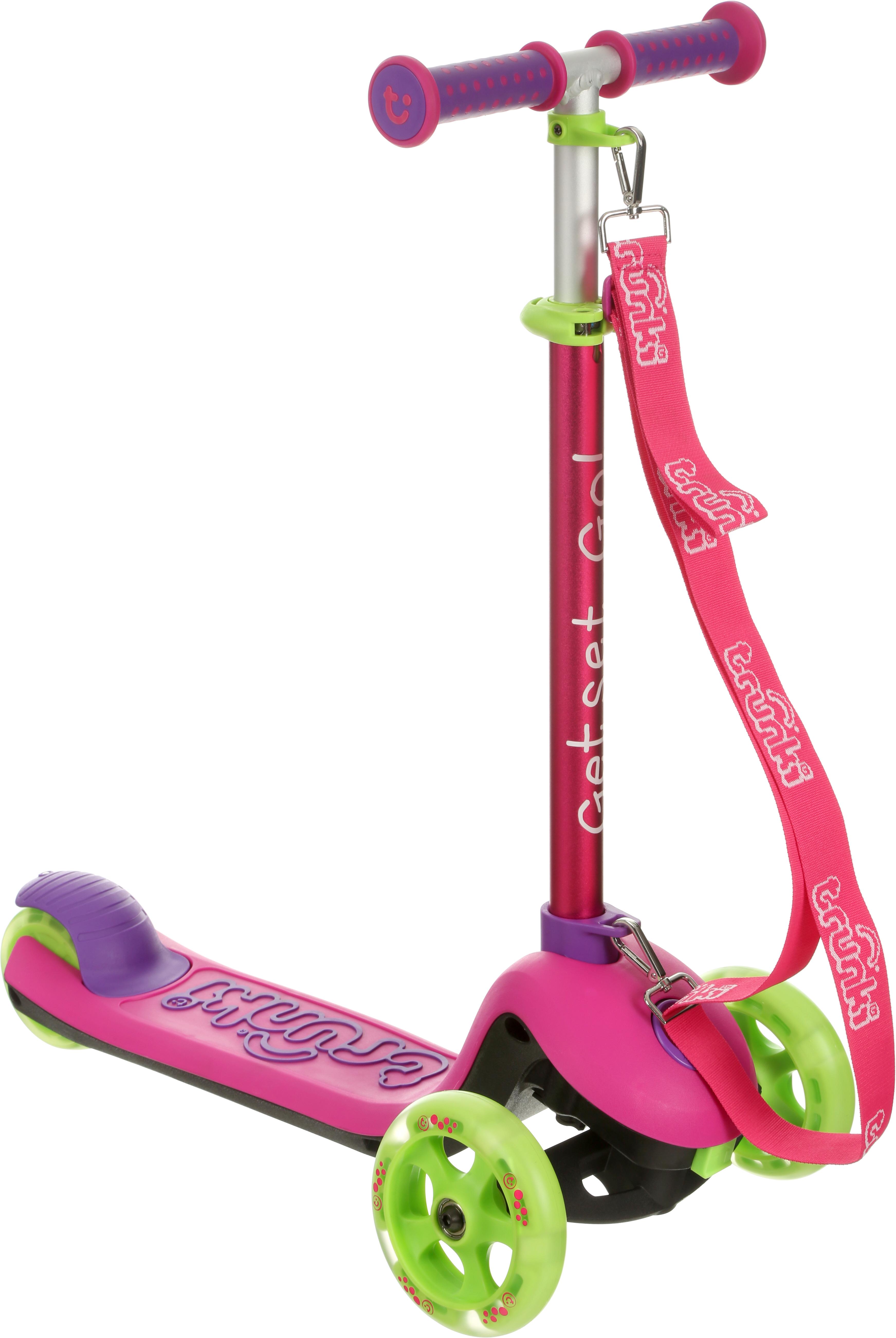 Trunki Small Folding Kids Scooter With Carry Strap - Pink