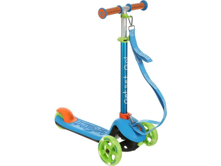 Trunki Small Folding Kids Scooter with Carry Strap - Blue