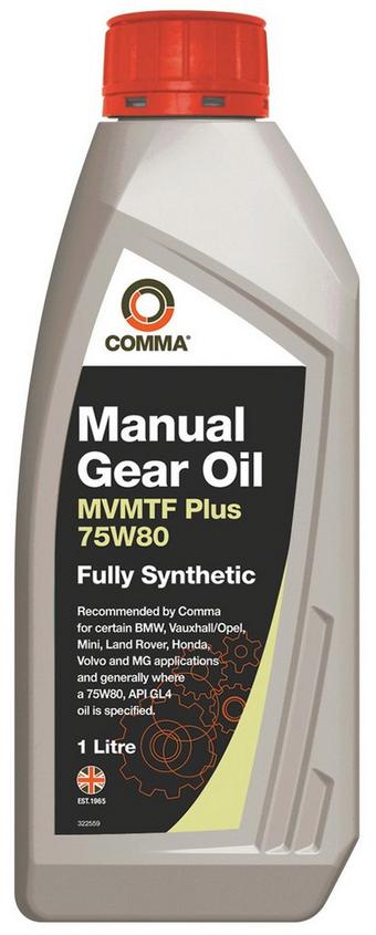 Comma Fully Synthetic MVMTF 75W80 Plus 1L