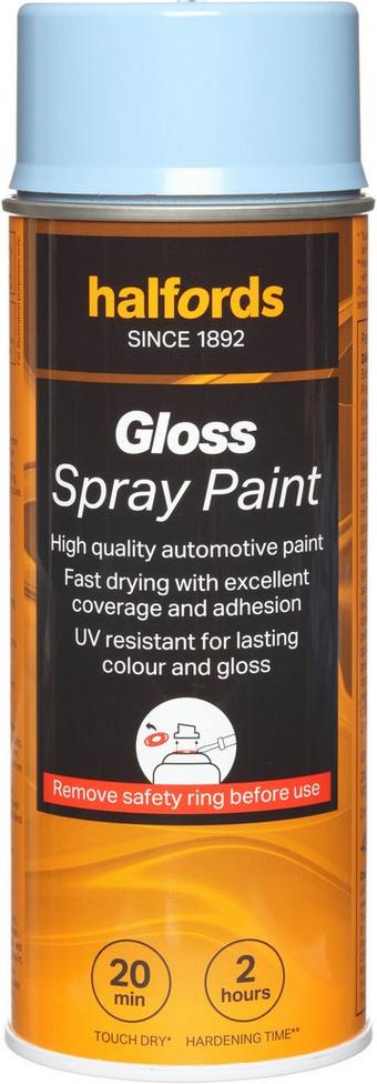 Halfords S3-450 Blue Gloss Car Spray Paint - 400ml