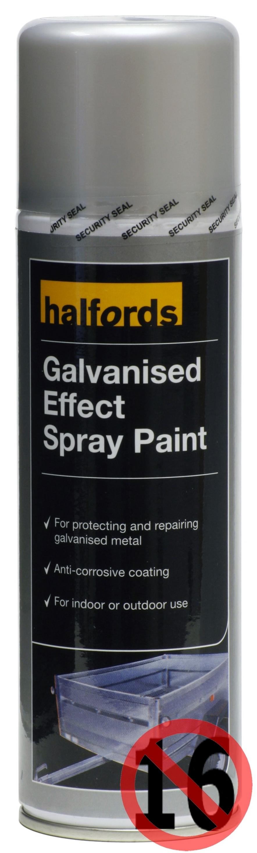 Spray paint deals galvanised steel