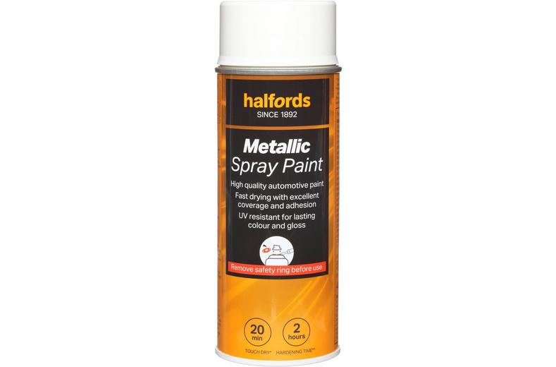 Halfords S0-350 White Gloss Car Spray Paint - 400ml Halfords S0-350 White Gloss Car Spray Paint - 400ml