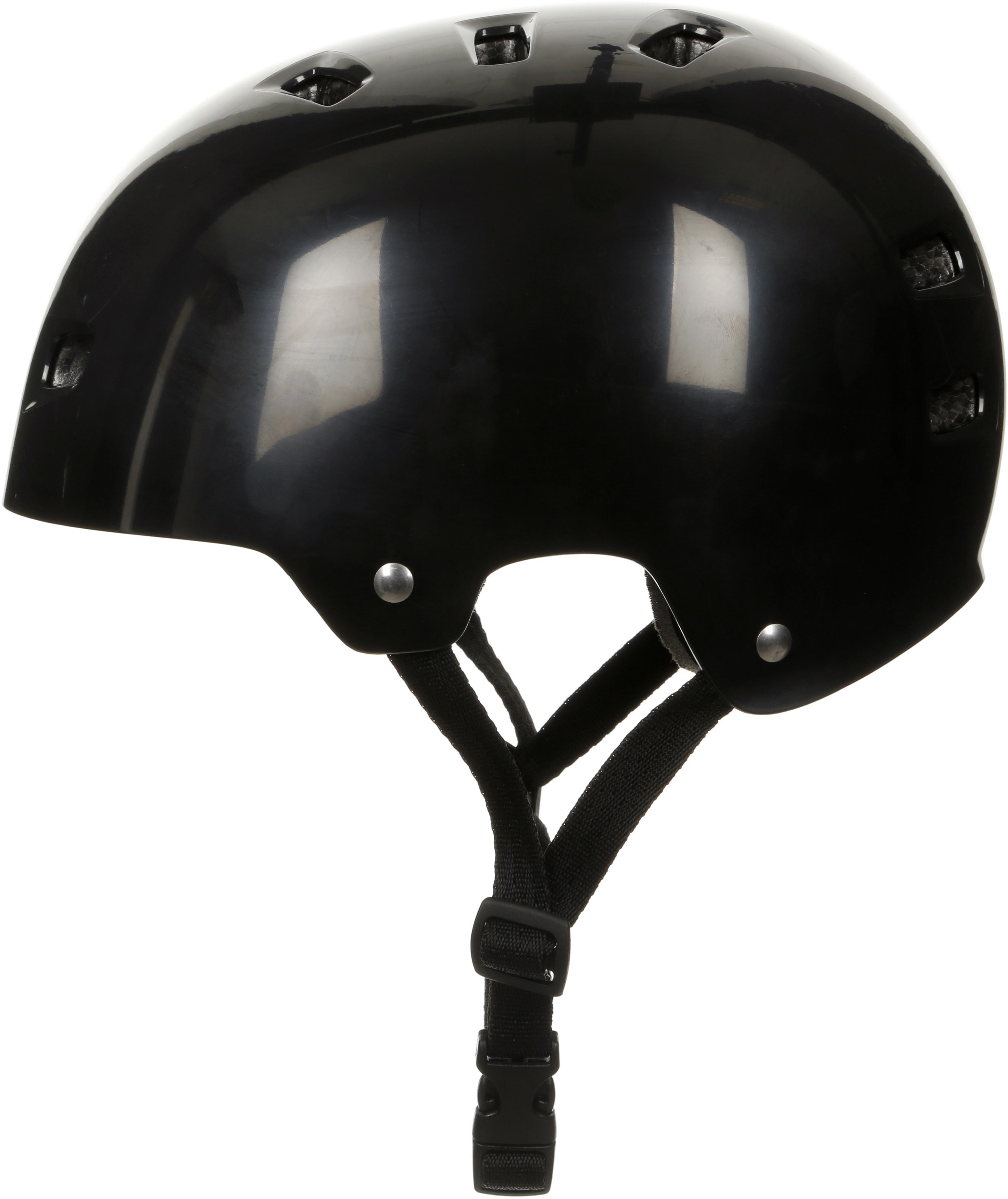 Halfords Essential Skate Helmet, Black Gloss - Large