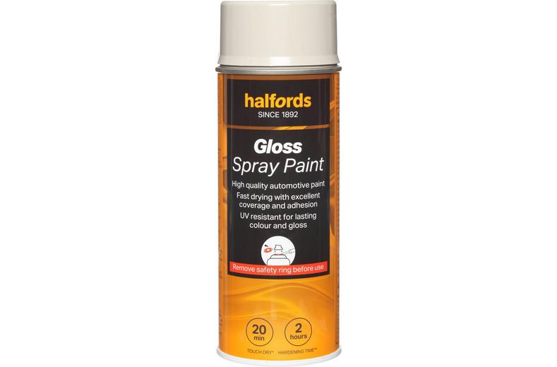 Halfords S1-100 Grey Gloss Car Spray Paint - 400ml Halfords S1-100 Grey Gloss Car Spray Paint - 400ml