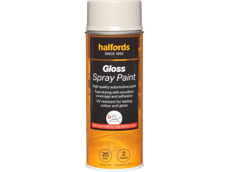 Halfords Grey Gloss Car Spray Paint - 400ml