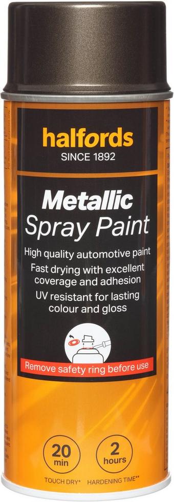 Halfords M6-050 Brown Metallic Car Spray Paint - 400ml