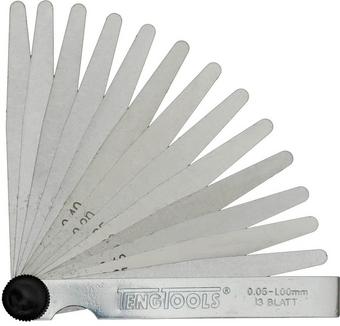 Teng Feeler Gauge 0.05-1 100mm 13 Pieces