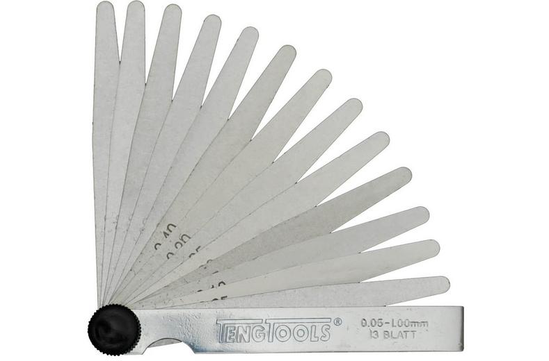 Teng Feeler Gauge 0.05-1 100mm 13 Pieces Teng Feeler Gauge 0.05-1 100mm 13 Pieces