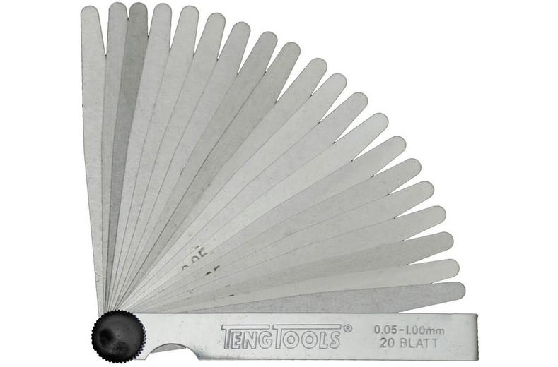 Teng Feeler Gauge 0.05-1 100mm 20 Pieces Teng Feeler Gauge 0.05-1 100mm 20 Pieces