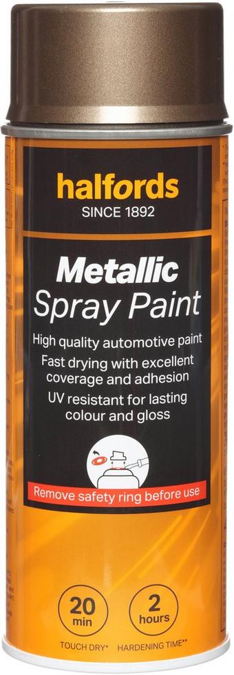 Halfords M6-010 Brown Metallic Car Spray Paint - 400ml