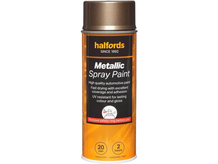 Halfords M6-010 Brown Metallic Car Spray Paint - 400ml