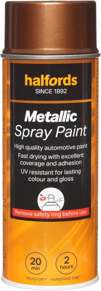 Halfords M6-020 Brown Metallic Car Spray Paint - 400ml