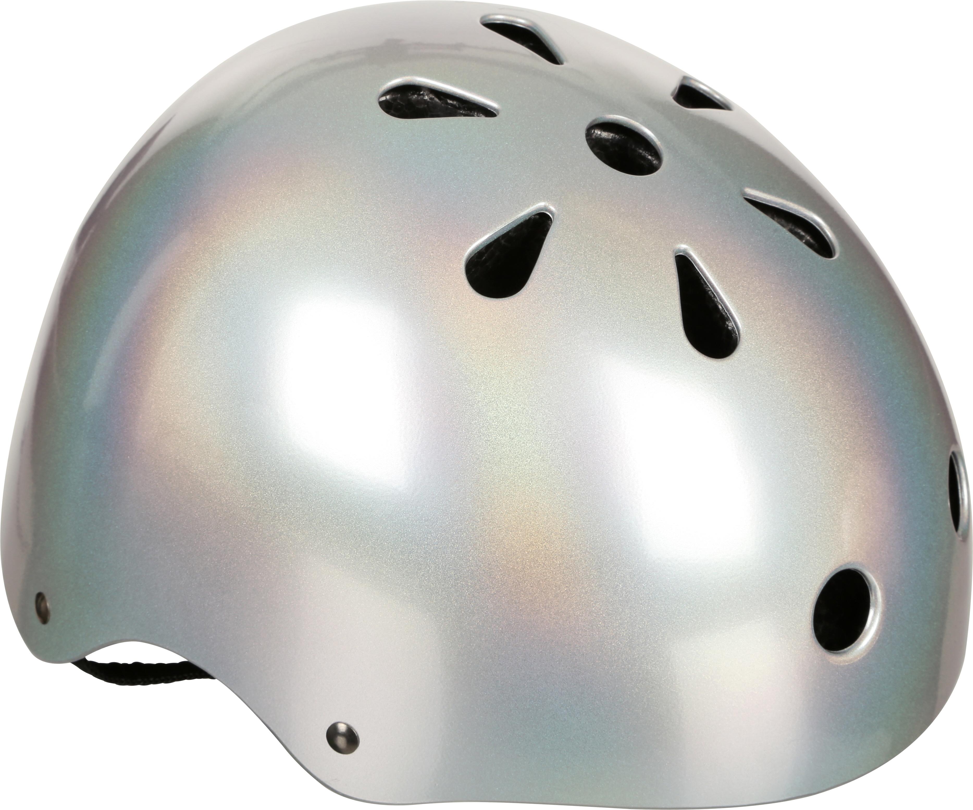 Halfords Skate Helmet - Silver (48-54cm) 254630