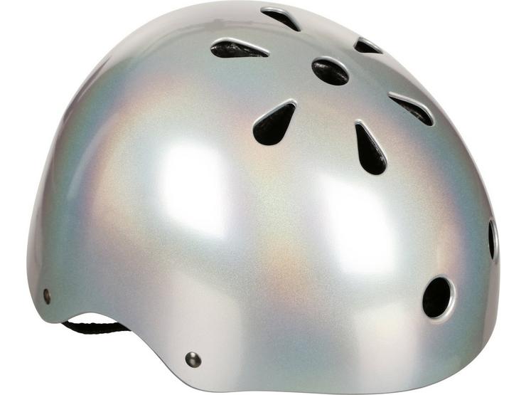 Halfords Skate Helmet - Silver (48-54cm)